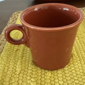 Fiesta Fiestaware Retired Paprika  Ring‎ Handled Mug Coffee Cup USA in New Cond